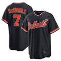 Detroit Tigers #7 Kevin McGonigle Player Navy HeidiMiller Home Game Stitched Jerseys
