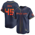 Houston Astros #45 Tatsuya Imai Player Navy HeidiMiller City Connect Home Limited Stitched Jerseys