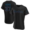 Miami Marlins #37 Anthony Bender Player Black HeidiMiller Home Limited Elite Stitched Jerseys