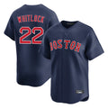 Boston Red Sox #22 Garrett Whitlock Player Navy HeidiMiller Limited Home Game Stitched Jerseys1