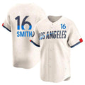 Los Angeles Dodgers #16 Will Smith Player Cream HeidiMiller City Connect Limited Home Stitched Jerseys