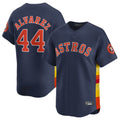 Houston Astros #44 Yordan Alvarez Player Navy HeidiMiller Home Limited Stitched Jerseys