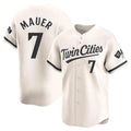 Minnesota Twins #7 Joe Mauer Player Cream HeidiMiller Home Limited Stitched Jerseys
