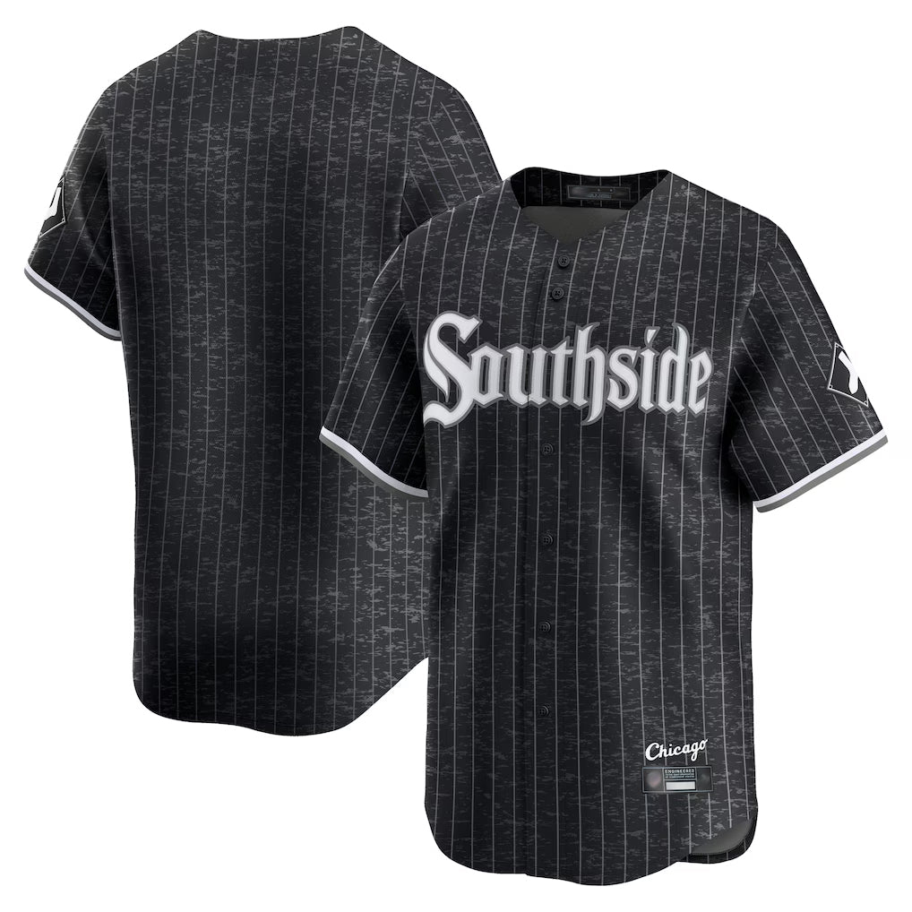 Chicago White Sox Blank Player Black HeidiMiller City Connect Limited Home Stitched Jerseys