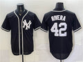 New York Yankees #42 Mariano Rivera 2026 Fashion Replica Black HeidiMiller Out Stitched Jersey