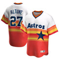 Houston Astros #27 Jose Altuve Player Rainbow Cooperstown Collection HeidiMiller T-shirt Stitched Jerseys