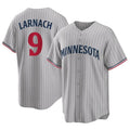 Minnesota Twins #9 Trevor Larnach Player Gray HeidiMiller Game Limited Home Stitched Jerseys
