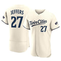 Minnesota Twins #27 Ryan Jeffers Player Cream HeidiMiller Home Limited Elite Stitched Jerseys