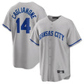 Kansas City Royals #14 Jac Caglianone Player Gray HeidiMiller Game Home Stitched Jerseys