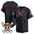 Custom New York Mets x One Piece Black HeidiMiller Vapor Premier Limited Jersey - Stitched