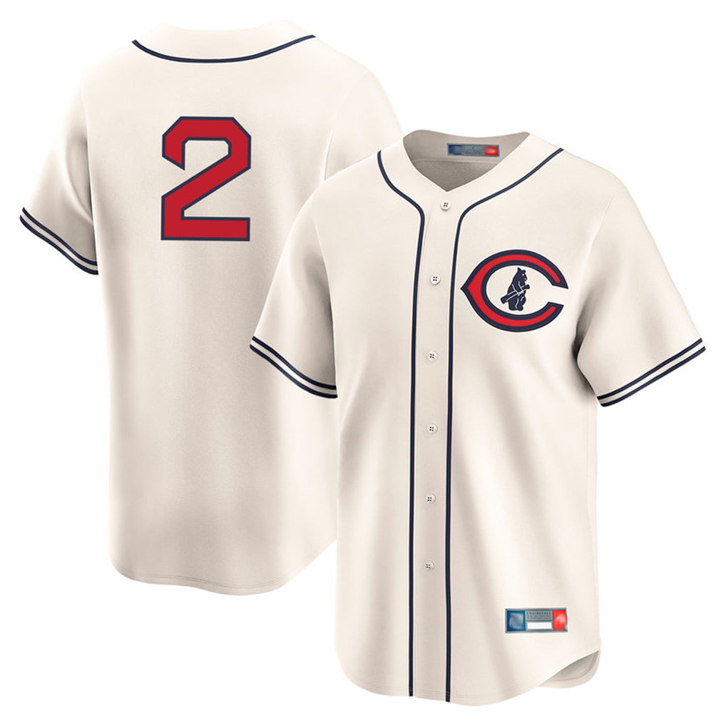 Chicago Cubs #2 Nico Hoerner Player Cream HeidiMiller Field of Dreams Limited Home Game Stitched Jerseys