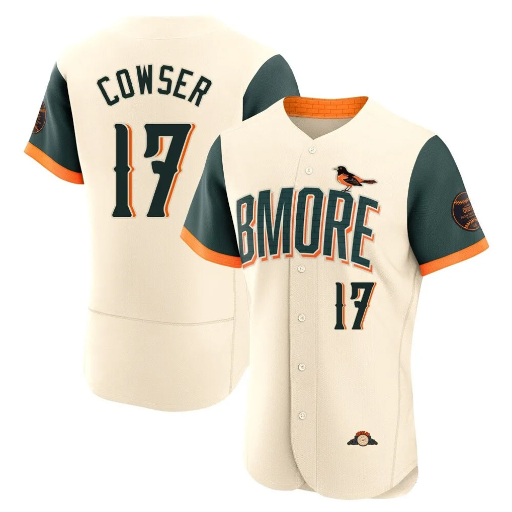 Baltimore Orioles #17 Colton Cowser Player Cream HeidiMiller 2026 City Connect Limited Elite Home Game Stitched Jerseys