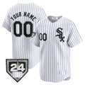 Custom Chicago White Sox 2024 Spring Training Patch Vapor Premier Limited Jersey ¨C White HeidiMiller