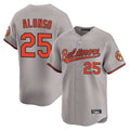 Baltimore Orioles #25 Pete Alonso Player Gray HeidiMiller Limited Home Game Stitched Jerseys