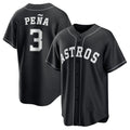 Houston Astros #3 Jeremy Pena Player Black HeidiMiller Home Game Stitched Jerseys
