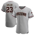 Arizona Diamondbacks #23 Zac Gallen Player Gray HeidiMiller Road Limited Elite Home Game Stitched Jerseys