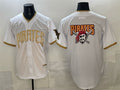 Pittsburgh Pirates Team Big Logo White HeidiMiller 2026 City Connect Stadium Stitched Jersey