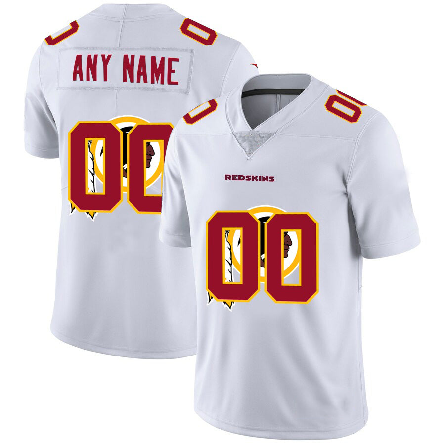 Custom W.Redskins White HeidiMiller Team Big Logo Vapor Untouchable Limited Jersey