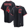 Cleveland Guardians #4 Brayan Rocchio Player Navy HeidiMiller Home Game Stitched Jerseys