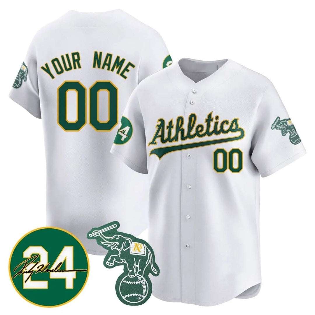 Custom Oakland Athletics White HeidiMiller Jersey - Personalized