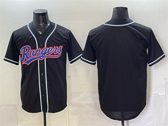 Texas Rangers Blank 2026 Fashion Replica Black HeidiMiller Out Stitched Jersey