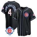 Chicago Cubs #4 Pete Crow-Armstrong Player Black HeidiMiller Fashion Out 150th Anniversary Game Stitched Jerseys