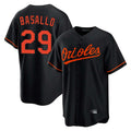Baltimore Orioles #29 Samuel Basallo Player Black HeidiMiller Home Game Stitched Jerseys