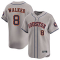 Houston Astros #8 Christian Walker Player Gray HeidiMiller Home Limited Stitched Jerseys