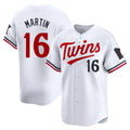 Minnesota Twins #16 Austin Martin Player White HeidiMiller Home Limited Stitched Jerseys