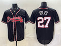Atlanta Braves #27 Austin Riley 2026 Fashion Replica Black HeidiMiller Out Stitched Jersey