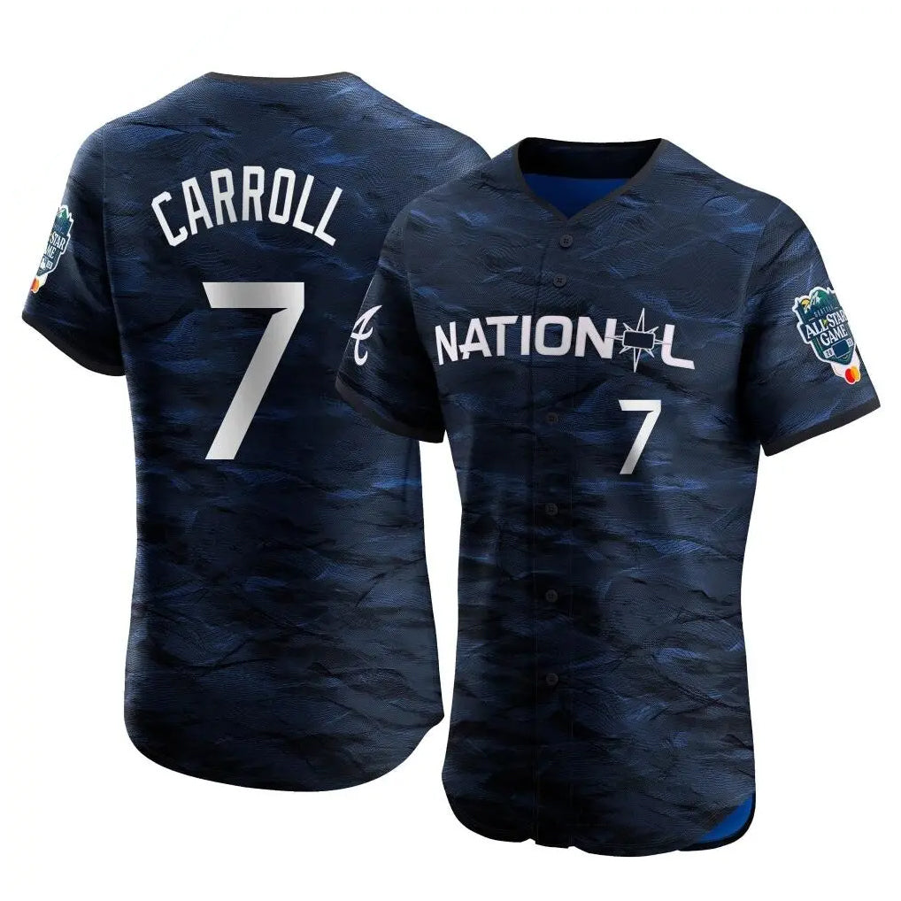 Arizona Diamondbacks #7 Corbin Carroll Player Royal HeidiMiller Limited Elite National League Game All-Star Stitched Jerseys