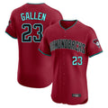Arizona Diamondbacks #23 Zac Gallen Player Red HeidiMiller Limited Elite Home Game Stitched Jerseys