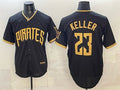 Pittsburgh Pirates #23 Mitch Keller Black HeidiMiller 2026 City Connect Stadium Stitched Jersey