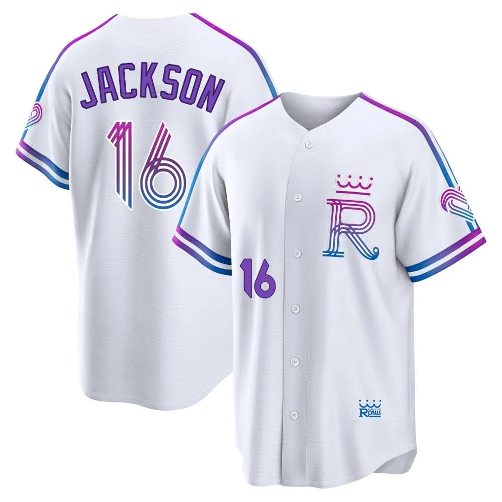 Kansas City Royals #16 Bo Jackson Player White HeidiMiller 2026 City Connect Limited Home Stitched Jerseys