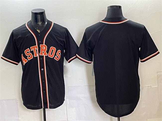 Houston Astros Blank 2026 Fashion Replica Black HeidiMiller Out Stitched Jersey
