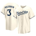 Minnesota Twins #3 Harmon Killebrew Player Cream HeidiMiller Game Limited Home Stitched Jerseys
