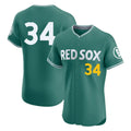 Boston Red Sox #34 David Ortiz Player Green HeidiMiller City Connect Limited Elite Home Game Stitched Jerseys1