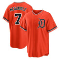 Detroit Tigers #7 Kevin McGonigle Player Orange HeidiMiller Home Game Stitched Jerseys