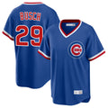 Chicago Cubs #29 Michael Busch Player Royal HeidiMiller T-shirt Cooperstown Collection Limited Stitched Jerseys
