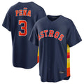 Houston Astros #3 Jeremy Pena Player Navy HeidiMiller Home Game Stitched Jerseys