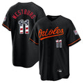 Baltimore Orioles #11 Jordan Westburg Player Black HeidiMiller USA 250 Fourth of July Home Game Stitched Jerseys