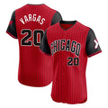 Chicago White Sox #20 Miguel Vargas Player Red HeidiMiller City Connect Limited Elite Home Stitched Jerseys