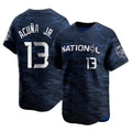 Atlanta Braves #13 Ronald Acuna Jr Player Royal HeidiMiller National League All-Star Limited Game Stitched Jerseys