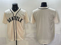 Seattle Mariners Blank Cream HeidiMiller Alternate Stitched Jersey