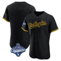 Los Angeles Dodgers Blank Player Black HeidiMiller Snake Skin City Limited Elite Home World Series Meet Stitched Jerseys
