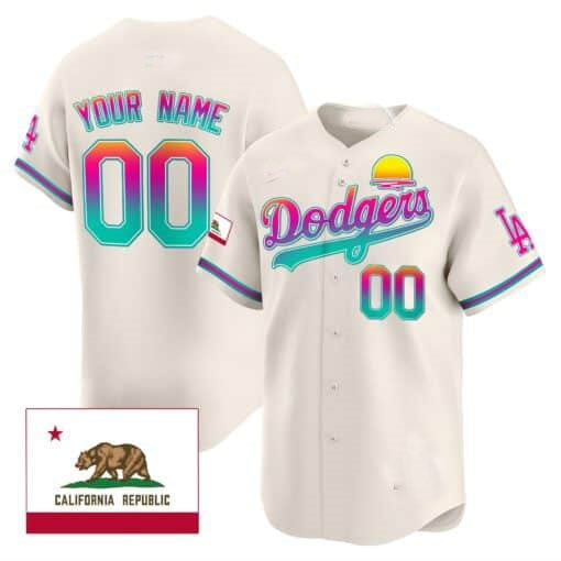 Custom Los Angeles Dodgers 2024 Los Angeles City Style Vapor Premier Limited Jersey ¨C Cream HeidiMiller