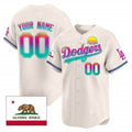Custom Los Angeles Dodgers 2024 Los Angeles City Style Vapor Premier Limited Jersey ¨C Cream HeidiMiller