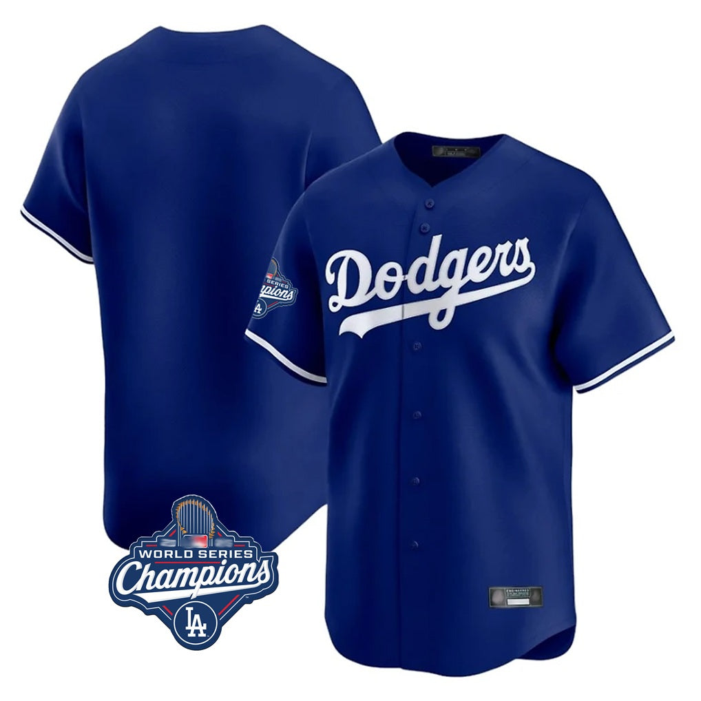 Los Angeles Dodgers Blank Player Royal HeidiMiller Limited Home World Series Meet Stitched Jerseys