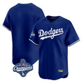 Los Angeles Dodgers Blank Player Royal HeidiMiller Limited Home World Series Meet Stitched Jerseys