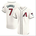Arizona Diamondbacks #7 Corbin Carroll Player Cream HeidiMiller Limited Elite Home Game Stitched Jerseys